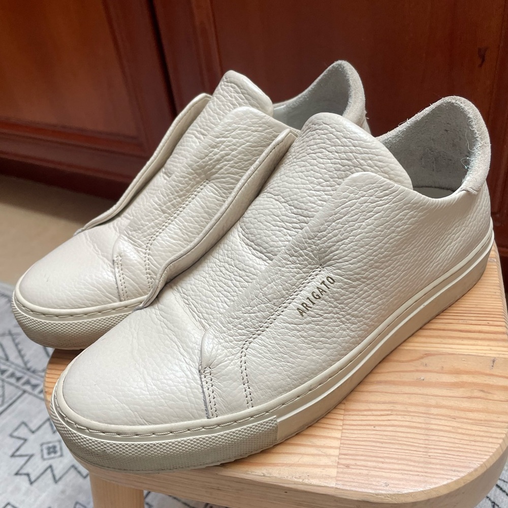 Axel Arigato Clean 360 Laceless Pebble Leather Sneakers sz 8.5/39
